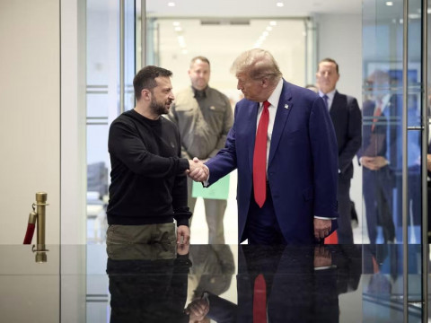 «Шкварка News» апублікаваў фэйкавае відэа з жартам пра Трампа і Зяленскага, які выпадкова трапіў у эфір Бі-бі-сі 