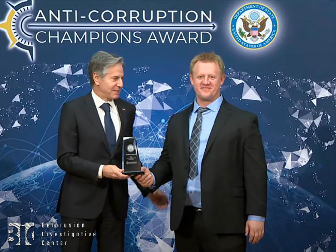 BIC head Stanislau Ivashkevich received Anti-Corruption Champion Award from U.S. State Department
